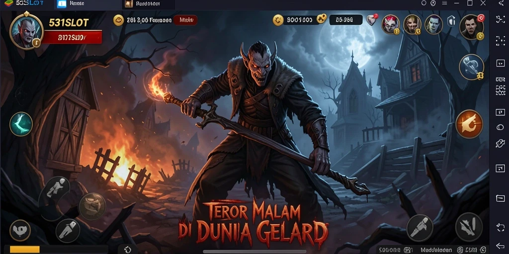Tampilan mencekam gameplay 531SLOT yang penuh ketegangan.