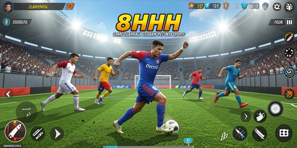 Tampilan gameplay seru dan interaktif di 8HHH.