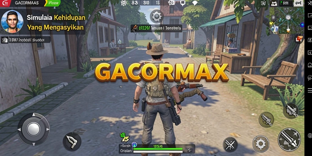 Tampilan gameplay GACORMAX yang menarik dan menyenangkan di dunia simulasi.