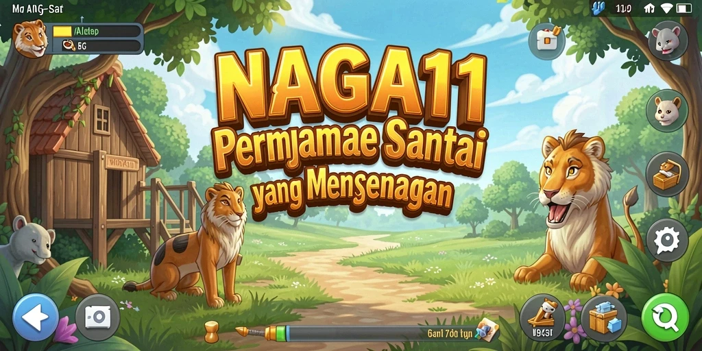 Tampilan gameplay NAGA11 yang menarik dan intuitif.