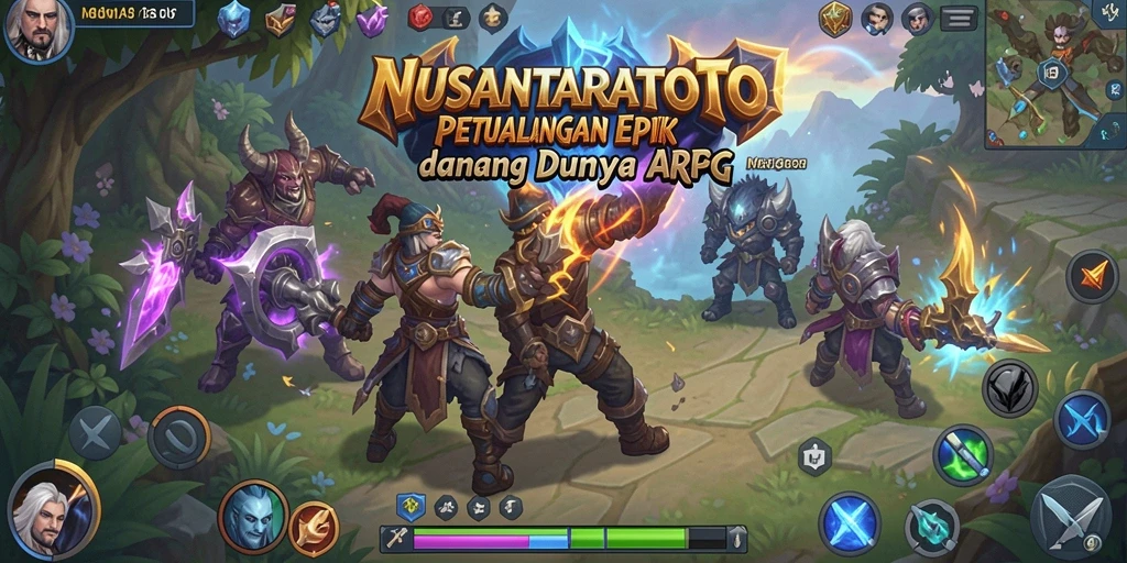 Screenshot menampilkan aksi seru dalam NUSANTARATOTO.