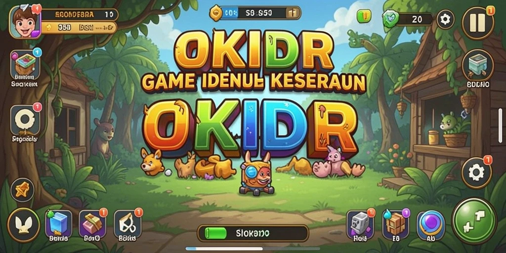 Tangkapan layar dari gameplay OKIDR yang menampilkan elemen Idle yang menarik.
