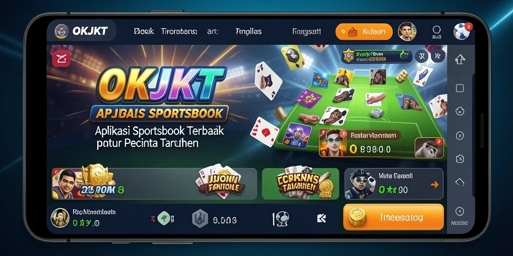 Tampilan gameplay OKJKT yang menarik dan informatif dalam taruhan sportsbook.