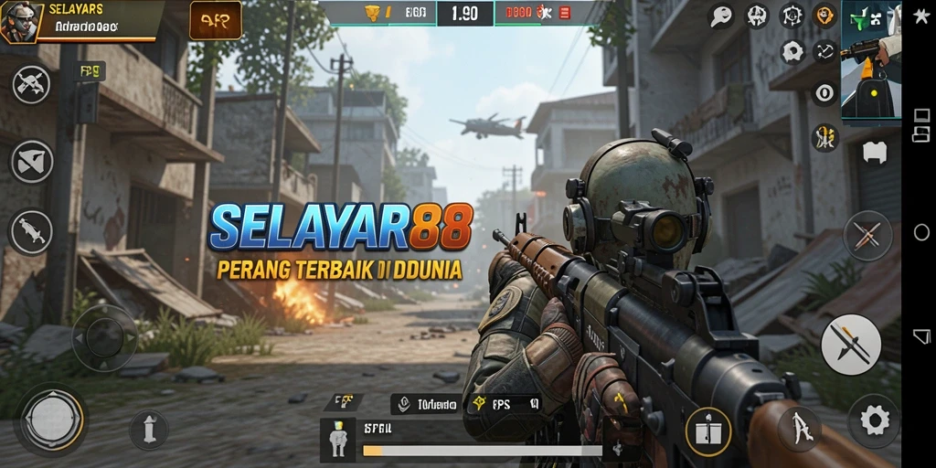 Tampilan pertarungan intens dari gameplay SELAYAR88.