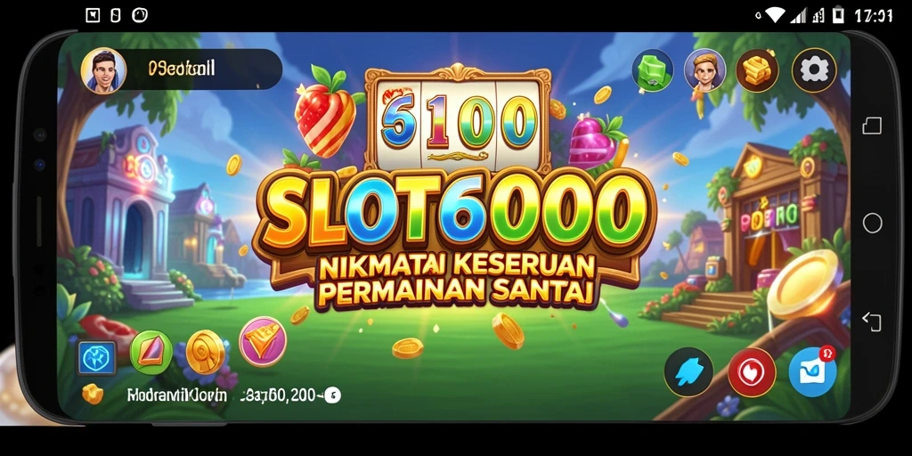 Tampilan menarik dari gameplay SLOT6000 yang mengasyikkan.