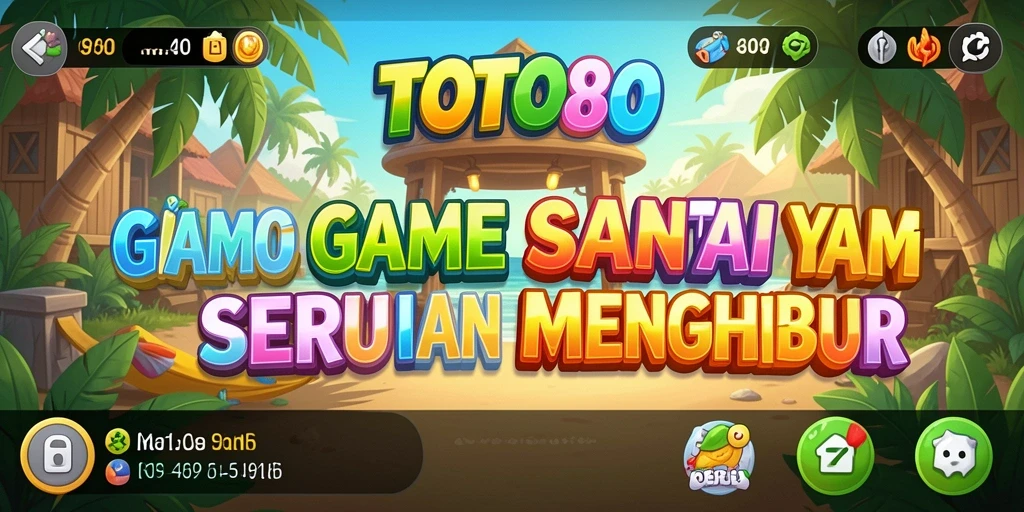 Tampilan gameplay seru dan menghibur dari TOTO80.