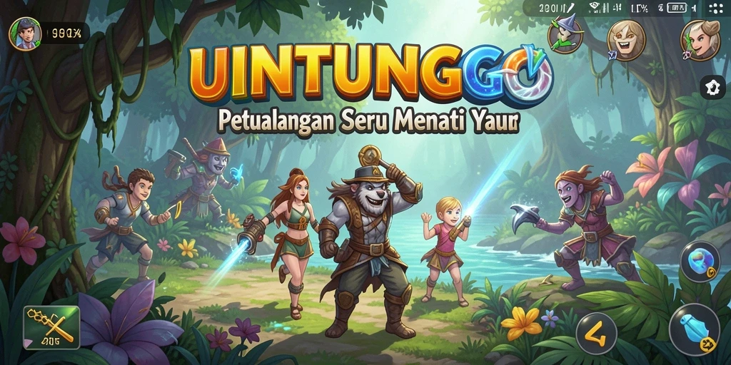 Tampilan gameplay seru dari UNTUNGGO yang penuh petualangan.