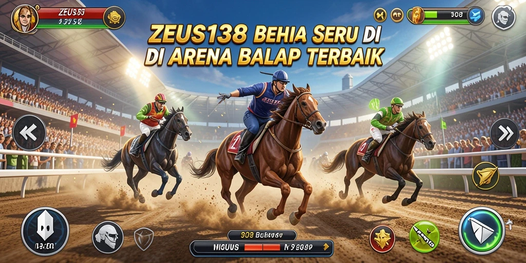Tampilan gameplay balapan yang mendebarkan di ZEUS138.